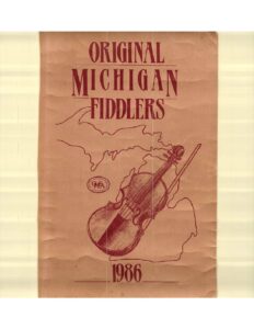 Original Michigan Fiddlers Association 1986 Book