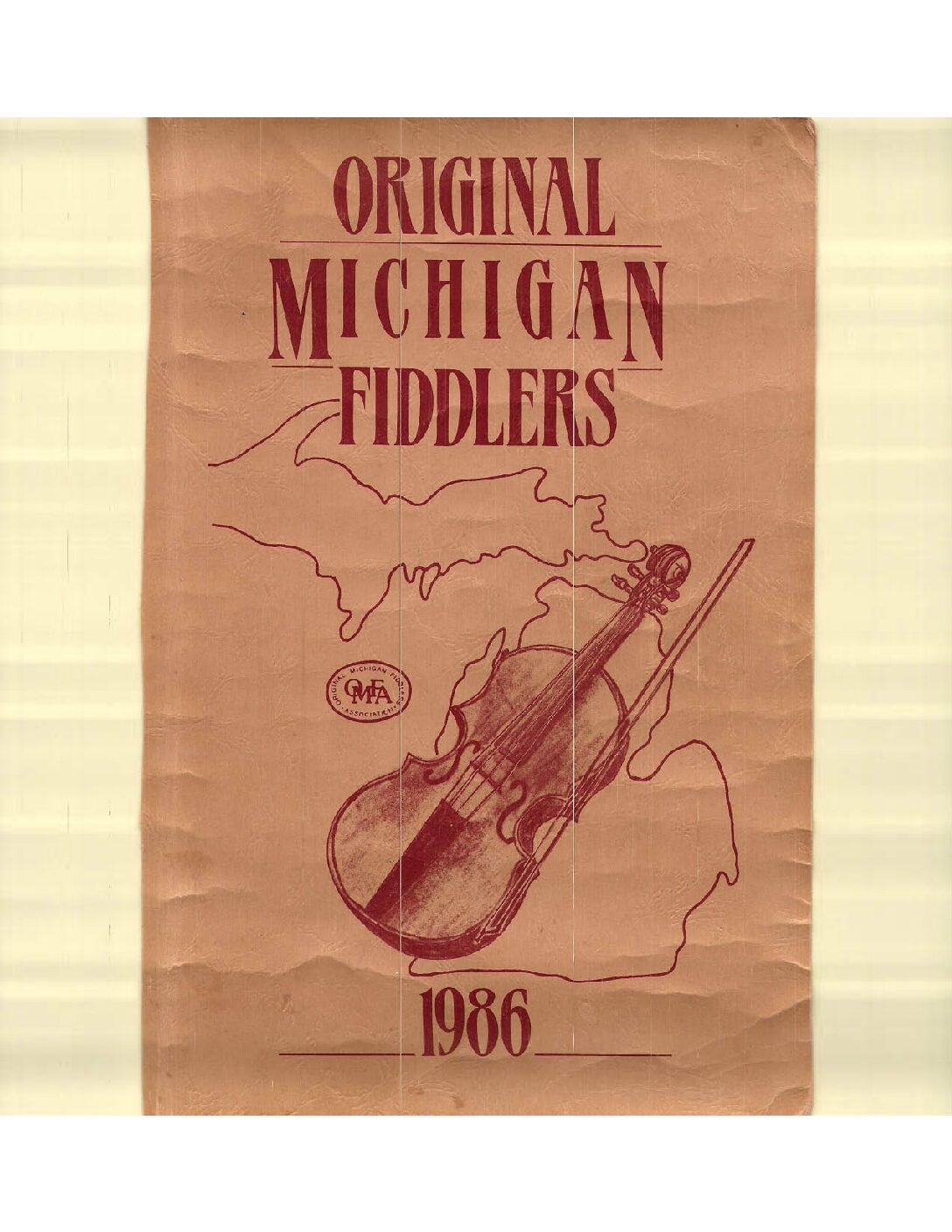Read more about the article Original Michigan Fiddlers Association 1986 Book