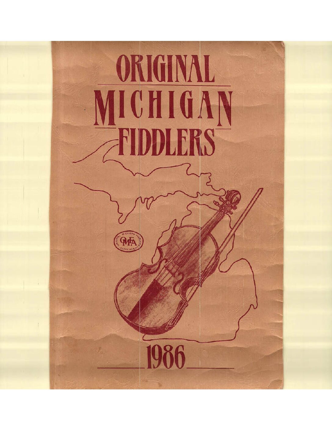 Read more about the article Original Michigan Fiddlers Association 1986 Book